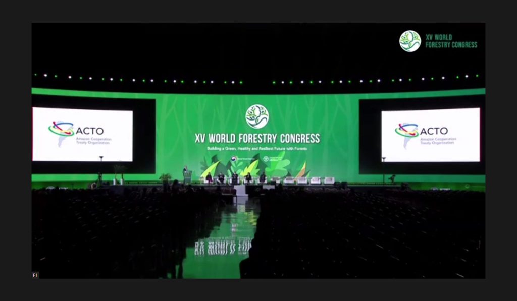 El Programa Regional de Bosques de la OTCA ha sido presentado en el XV Congreso Forestal Mundial