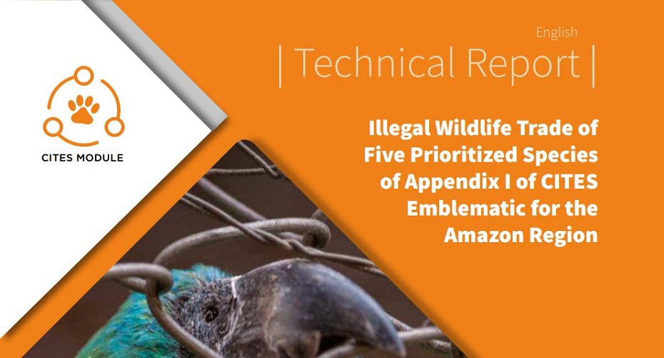 Technical Report Illegal Wildlife Trade of Five Prioritized Species of Appendix I of CITES Emblematic for the Amazon Region