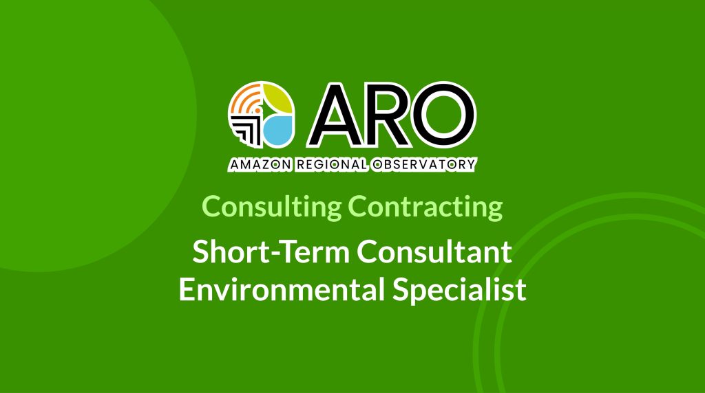 Short-Term Consultant – Environmental Specialist